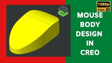 CREO ADVANCE SURFACE TUTORIAL|MOUSE DESIGN IN CREO|TAMIL CAD TUTORIALS
