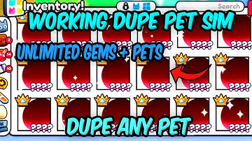 *WORKING* Pet Simulator 99 Gems + Pets Duplication Glitch | Dupe Method 2025 | Roblox Pet Simulator