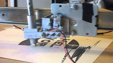 Polar Drawing Machine Prototype - First Drawing