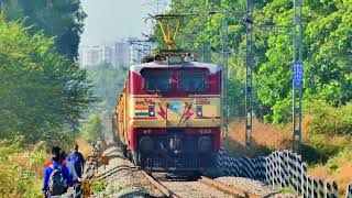 Vintage WAP4 Loco | Indian Railways | Train Videos | Nagercoil Express