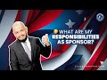 What are my responsibilities as sponsor? 🤔 #inmigración #abogado