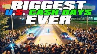 $12,000 STREET RACE  42 Car Cash Days! [Full Movie]