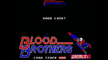 Blood Brothers - Amstrad CPC - Short gameplay