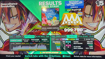 [DDR WORLD] SPECIAL SUMMER CAMPAIGN! (ESP-15) 999,790 PFC