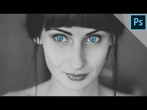 Video: How To Make Colored Eyes In Black And White Photos