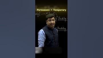 Permanent  vs Temporary backlog kaise Clear kare | NV Sir Backlog Strategy #nvsir #backlog #shorts