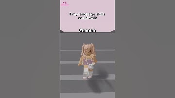 If my language skills could walk💅 #roblox #languages #fyp