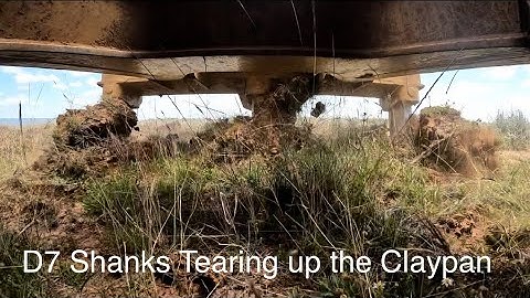 Deep Ripping and Planting Crops with the Caterpillar D6Txl