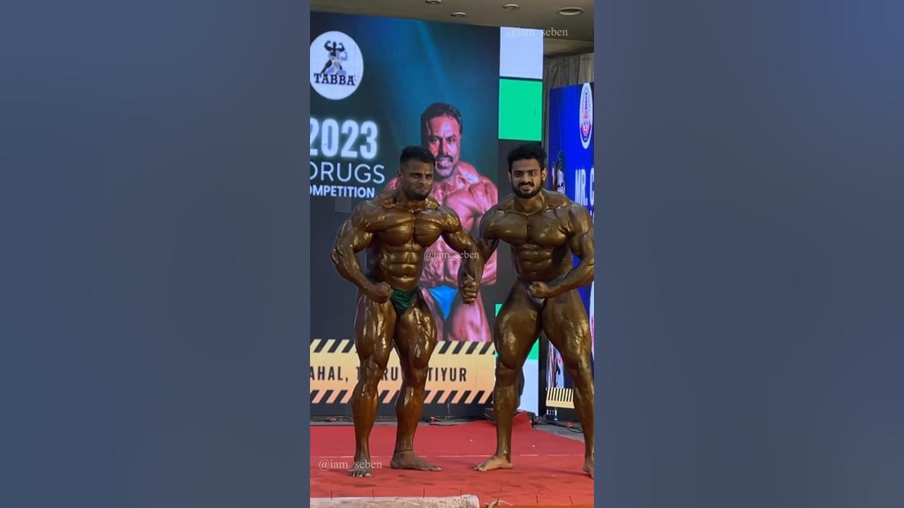 🇮🇳Mr.Universe Karthik Eswar & Mr.Asia Saravanan Guest Posing in Mr