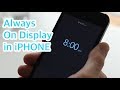 Always on display in iphone/Как поставить время на заблокированный экран iphone?