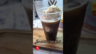 Easy 2 Ingredient  Ice cream Coke float | Vanilla flavor