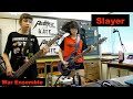 #Slayer - War Ensemble - guitar + bass cover #スレイヤー