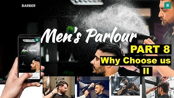 How to Create a Website using HTML/CSS, Website for Barber Shop/Saloon/ Parler, Cyber Warriors