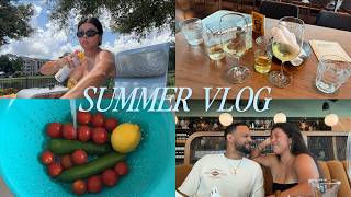 Full slow summer days! quick summer makeup, skincare, cooking + date night Update