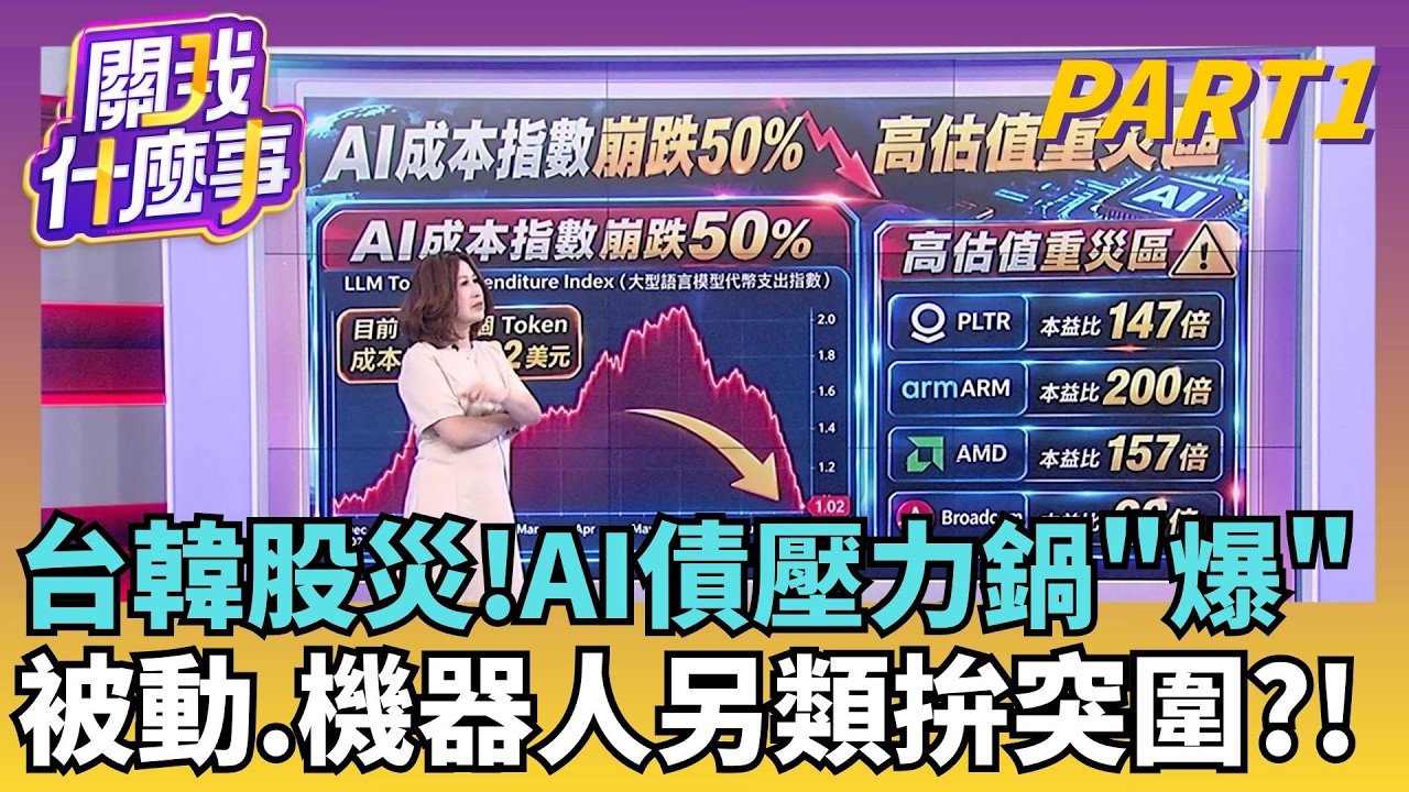 AI巨頭藏"3兆美元"隱性負債..."科技泡沫"恐全面引爆? 買了晶片再出租給Anthropic! 華爾街全新"淘金模式"?│【關我什麼事PART1】陳斐娟 主持│20260819│關我什麼事