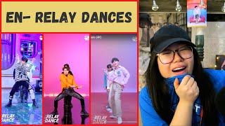 ENHYPEN Relay Dance : DRUNK-DAZED + FEVER + NOT FOR SALE | REACTION | First time watching these! 😫😍❤