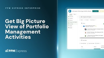Get Big Picture View of Portfolio Management Activities | PPM Express