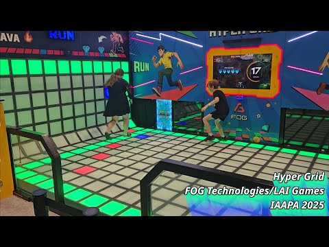 Stomp On Pixels In Hyper Grid (FOG Technologies/LAI Games; IAAPA 2025)