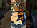A classic Bengali Sunday breakfast .. simple plating ,big flavours |#ytshorts |#foo|#plating