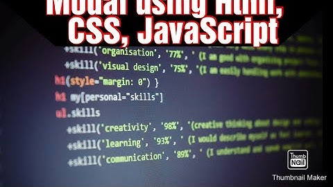 How to create a Modal with HTML, CSS, JAVASCRIPT, BOOTSTRAP |  Visual Studio Code | AdMath