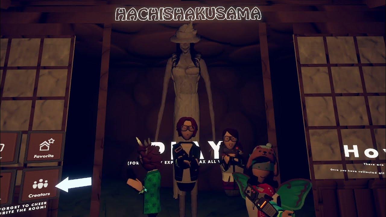 The Scariest Rec Room Horror Game! Hachishhakusama Rec room Horror Game