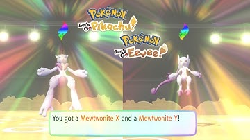 How to get Mewtwonite X & Mewtwonite Y / Mega Mewtwo in Pokemon Lets Go Pikachu & Eevee