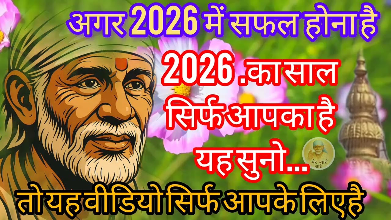 14 January 2026अगर 2026 में सफल होना है तो ये बातें आज से अपनाओ | Sai Baba Motivational Message 2026