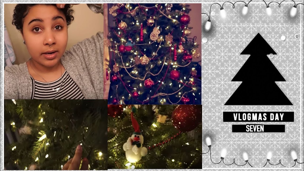 VLOGMAS DAY 7: DECORATING MY GRANDMA'S TREE video to gif