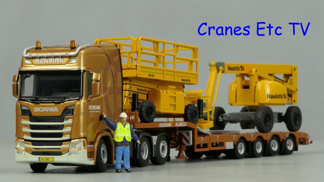 WSI 01-2628 Scania S Streamline + Broshuis 4-axle Trailer