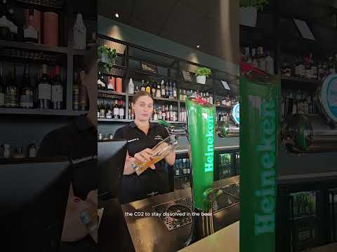 How to pour the perfect Heineken
