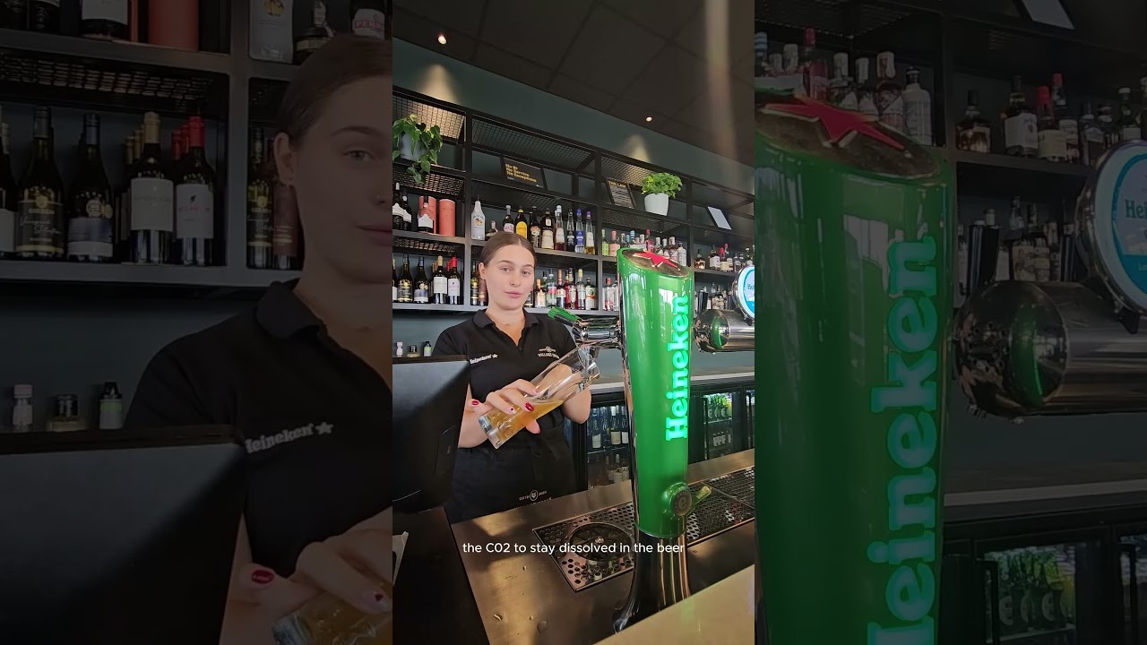 How to pour the perfect Heineken