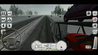 3D truck driving simulation. cargo euro truck evolution. android & ios game. screenshot 2