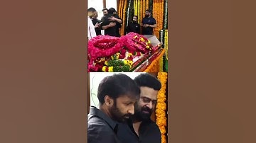 GOPICHAND AND PRABHAS EMOTIONAL PIC __ KRISHNAM RAJU DEATH __ ALL MISS U KRISHNAM RAJU GARU |||