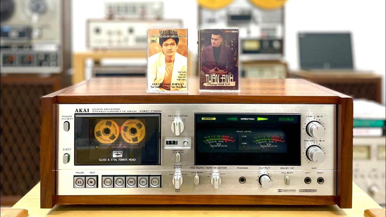 Đầu cassette deck Akai GXC 735D - Moden nghe hay & bày đẹp ! Lh