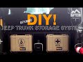 DIY Jeep Wrangler JKU Trunk Storage System