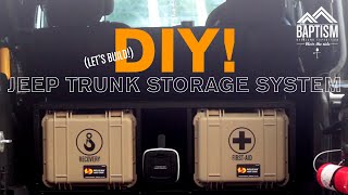 DIY Jeep Wrangler JKU Trunk Storage System