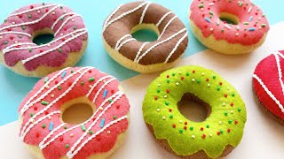 Пончики Фетр - ручная работа ｜ Make Felt Donuts / Doughnuts DIY