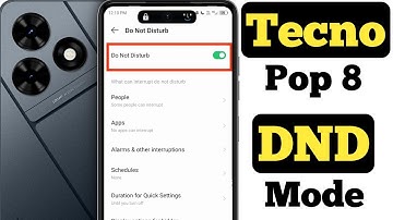 How to enable Do not disturb mode in Tecno Pop 8 || Tecno Pop 8 me do not disturb kaise on kare |