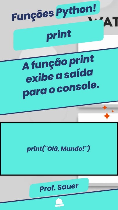 Função PRINT em Python - YouTube