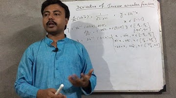 Derivatives | Inverse  function |In Bengali , class-12,wbchse,Part -06