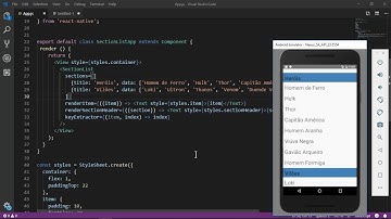 Curso de React Native - Parte 12: SectionList