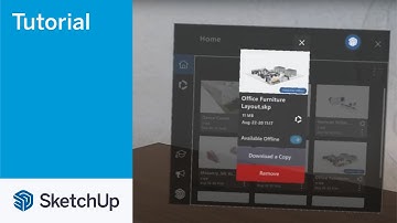 SketchUp Viewer for Hololens 2 03 Recent Models