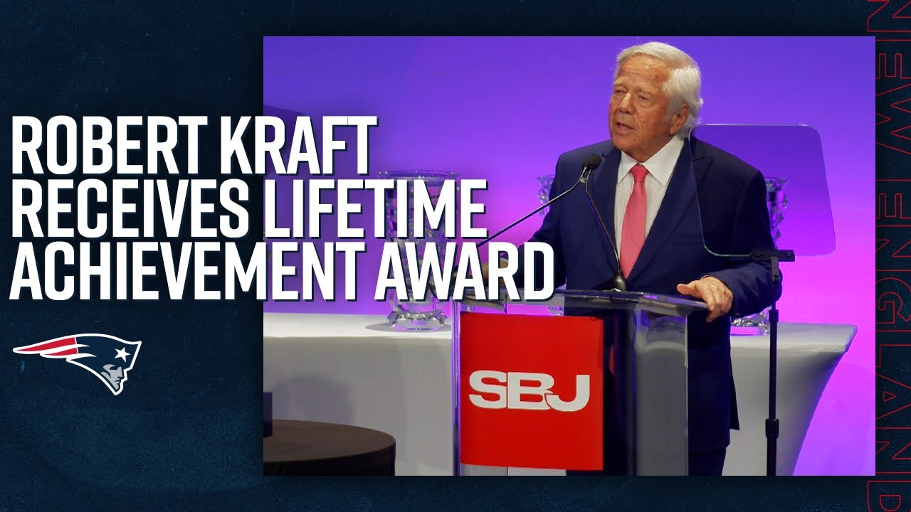 Robert Kraft Receives the 2022 Sports Business Journal Lifetime Achievement Award