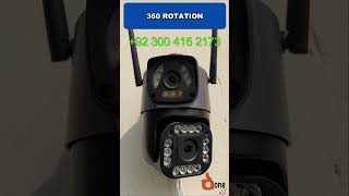 Wireless Dual Lens Camera | PTZ Camera V380 | Waterproof Color Night Vision