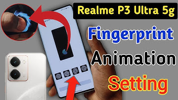Realme P3 Ultra 5g Fingerprint animation kaise lagaye / fingerprint animation setting in Realme