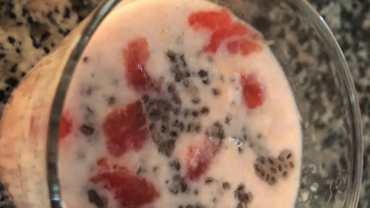 Watermelon and Chia seeds Drink - YouTube