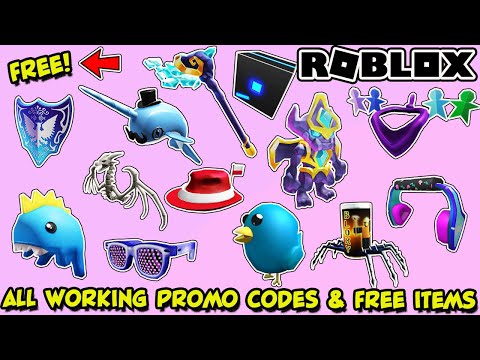 ALL WORKING PROMO CODES AND *FREE* ITEMS IN ROBLOX – NEARLY 100 ITEMS FOR FREE
