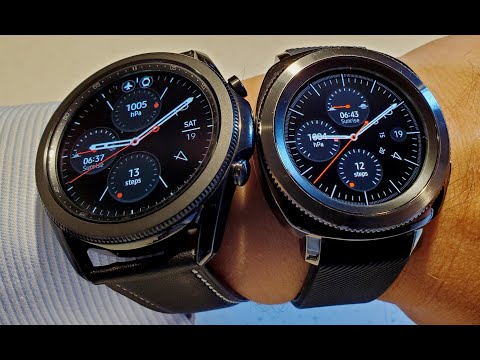 Gear Sport vs Galaxy Watch 3. Side by side and on the wrist @Robrob007