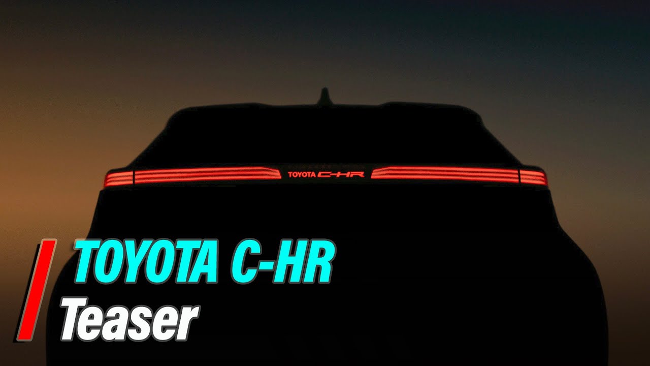 2024 Toyota C-HR Shows Its Slim Taillights Prior To June 26 Debut