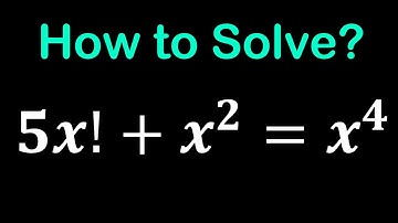 The Mind-Boggling Factorial Equation Challenge: Can You Solve It?